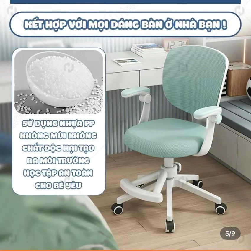 Ghế học sinh chống gù, ghế ngồi học thông minh tăng giảm độ cao cho học sinh tiểu học có gác chân giúp cho bé có tư thế - Ảnh 2