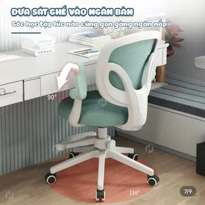 Ghế học sinh chống gù, ghế ngồi học thông minh tăng giảm độ cao cho học sinh tiểu học có gác chân giúp cho bé có tư thế - Ảnh 3