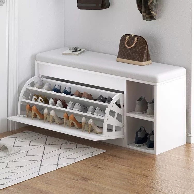 Tủ Giày Thông Minh 3 Ngăn Kèm Gốc Bên Cạnh Ghế Ngồi Đa Năng SOFA Cao Cấp - Ảnh 2