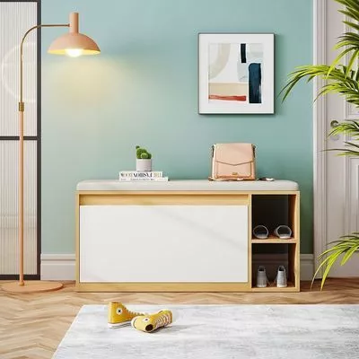 Tủ Giày Thông Minh 3 Ngăn Kèm Gốc Bên Cạnh Ghế Ngồi Đa Năng SOFA Cao Cấp - Ảnh 4