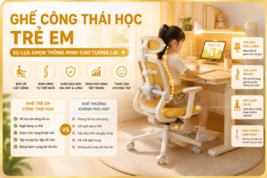 ghế công thái học trẻ em