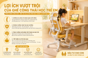ghế công thái học trẻ em