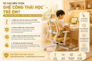 ghế công thái học trẻ em
