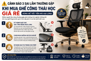 ghế công thái học dưới 1 triệu
